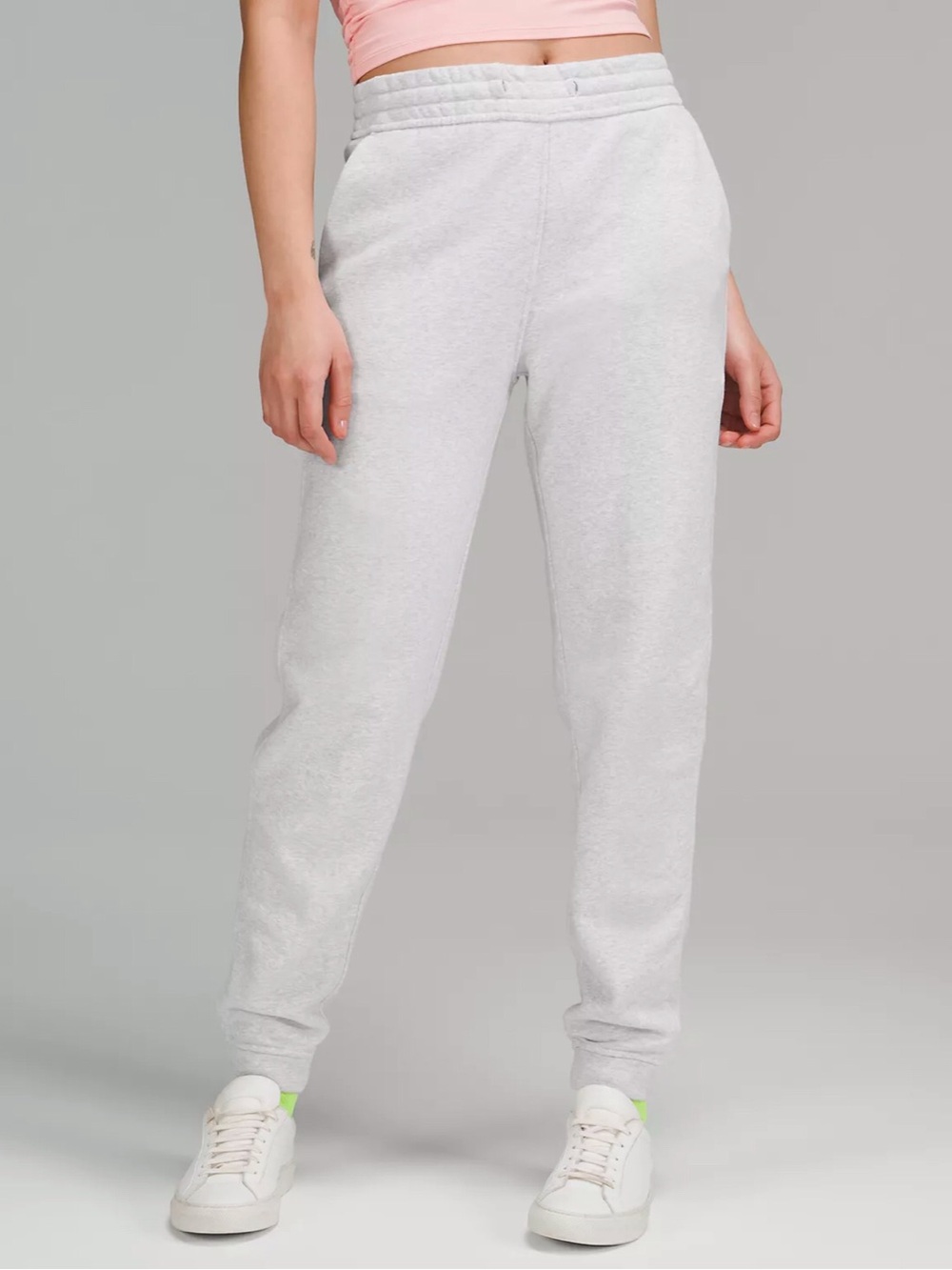 Lululemon Loungeful Light Gray Jogger Pants